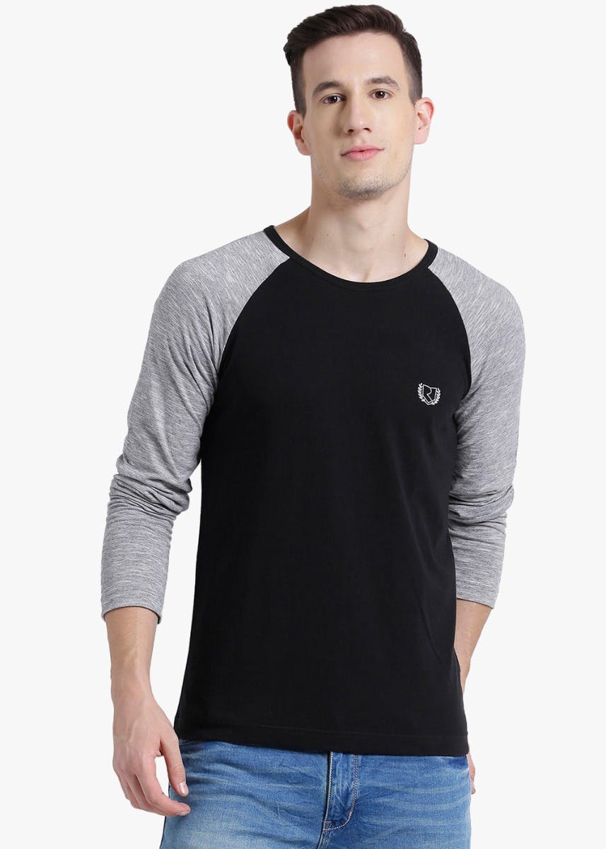 Get Handmade Two Tone Raglan Sleeves T Shirt At Lbb Shop