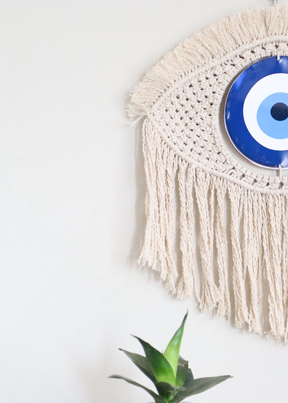 evil eye macrame