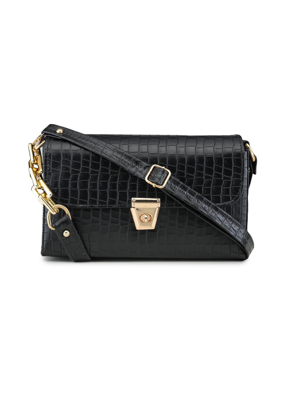 Sling bags black colour cheap