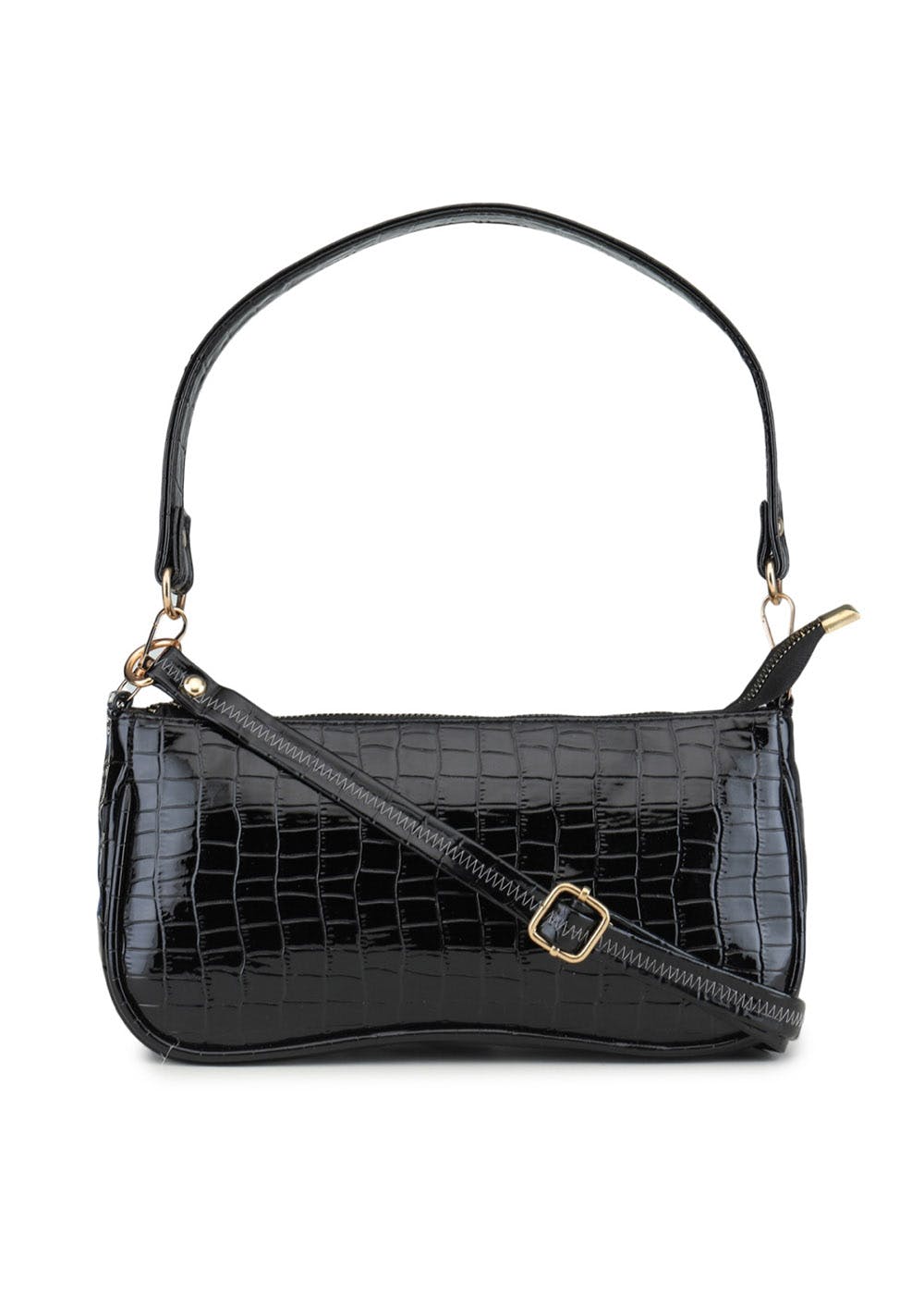 Get Black Polyester Sling bag at ₹ 799 | LBB Shop