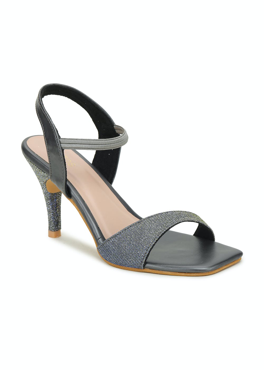 Grey kitten sales heel sandals