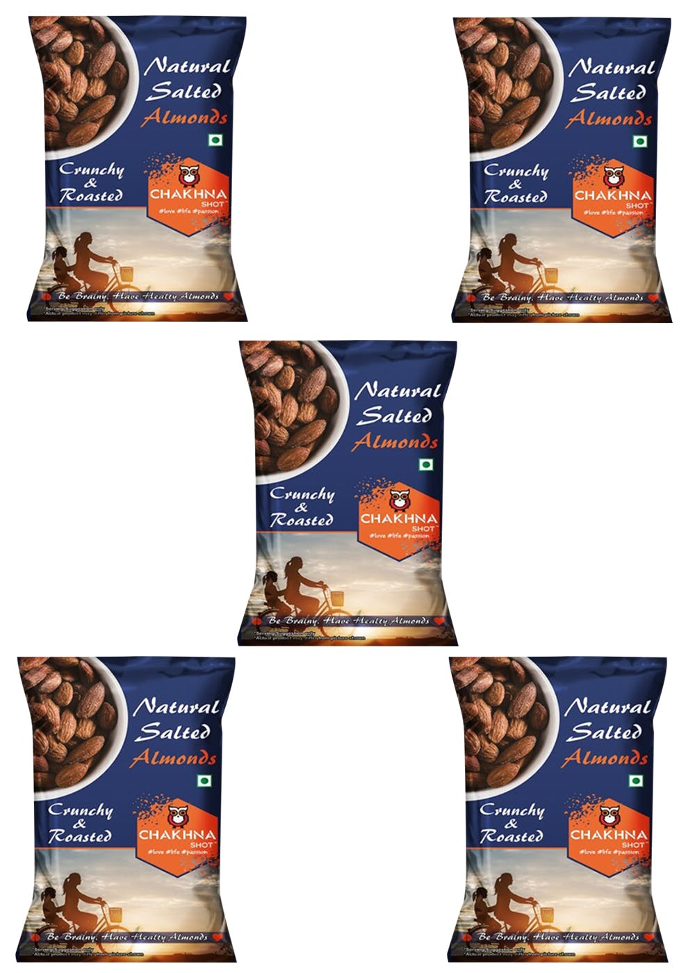 Crunchy & Roasted Natural Salted Almonds