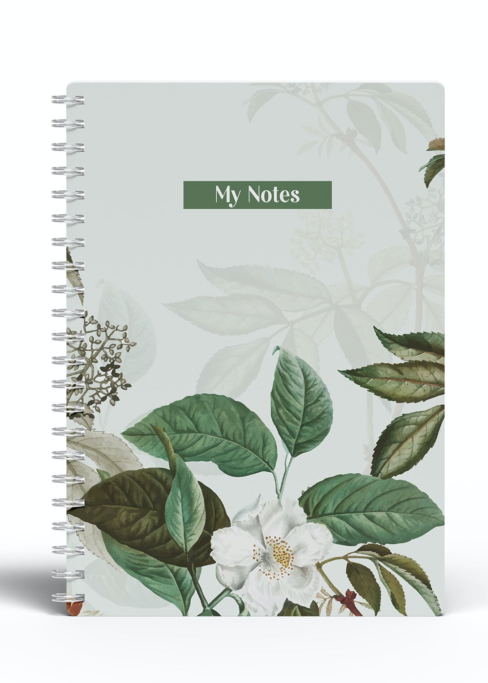 Get Green leaves Notebook White Flower at ₹ 230 | LBB Shop