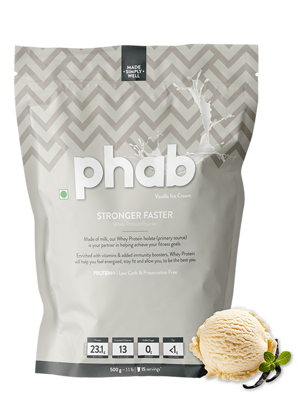 Get Protein Powder Vanilla Ice Cream 500g at ₹ 1400 LBB Shop