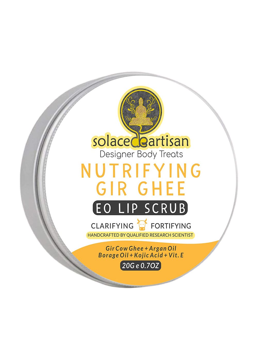 Get Nutrifying Gir Ghee Clarifying & Fortifying EO Lip Scrub at ₹ 347