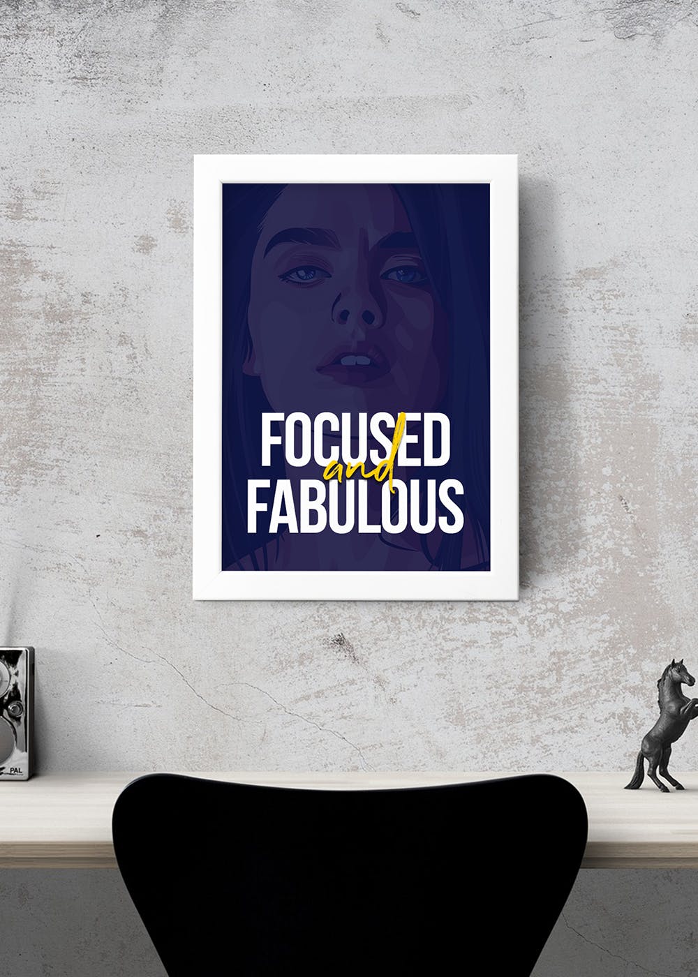 Focused & Fabulous Framed Poster