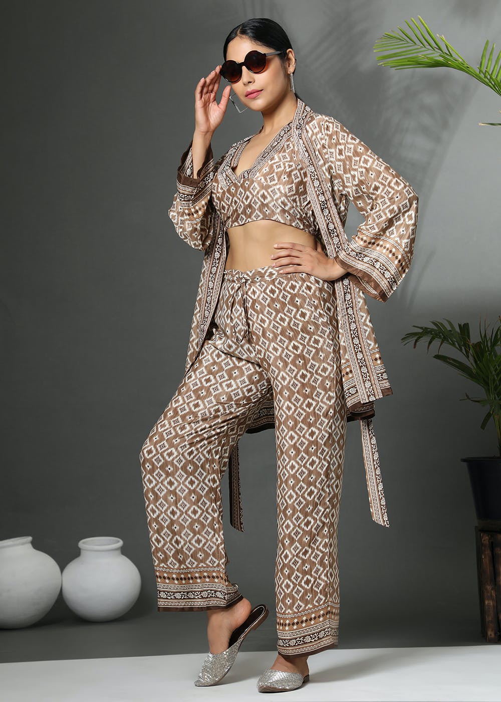 Fashion Kimono Jacket And Trouser Set price from jumia in Nigeria  Yaoota