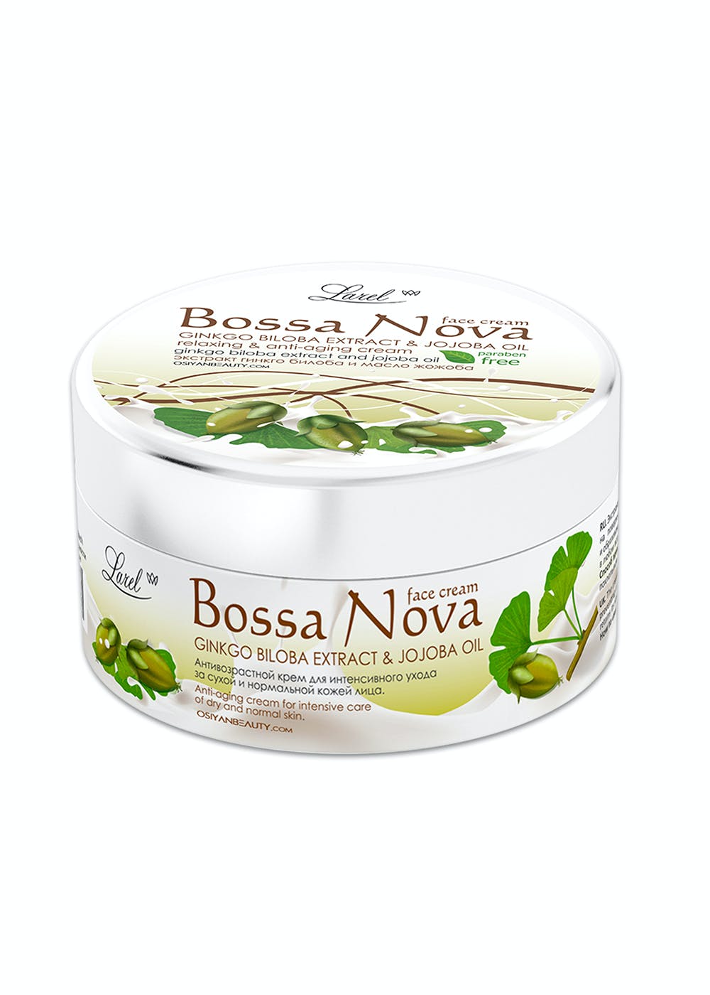 Get Bossa Nova Face Cream Ginkgo Biloba Extract & Jojoba Oil 200 mp