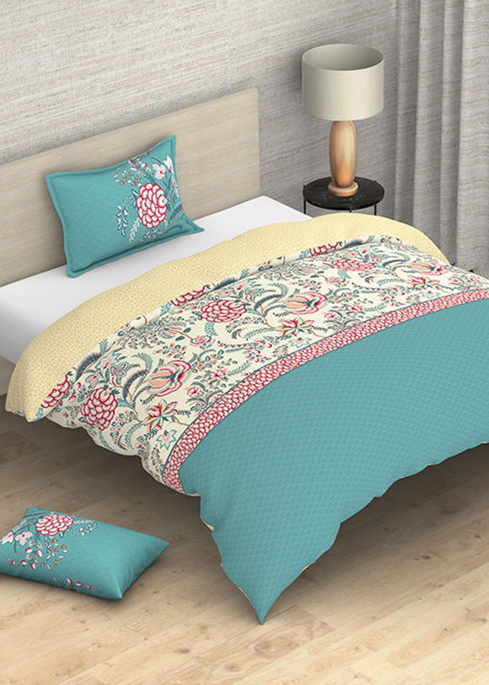 Get Botanical Print Comforter Single Size at ₹ 2999 LBB Shop