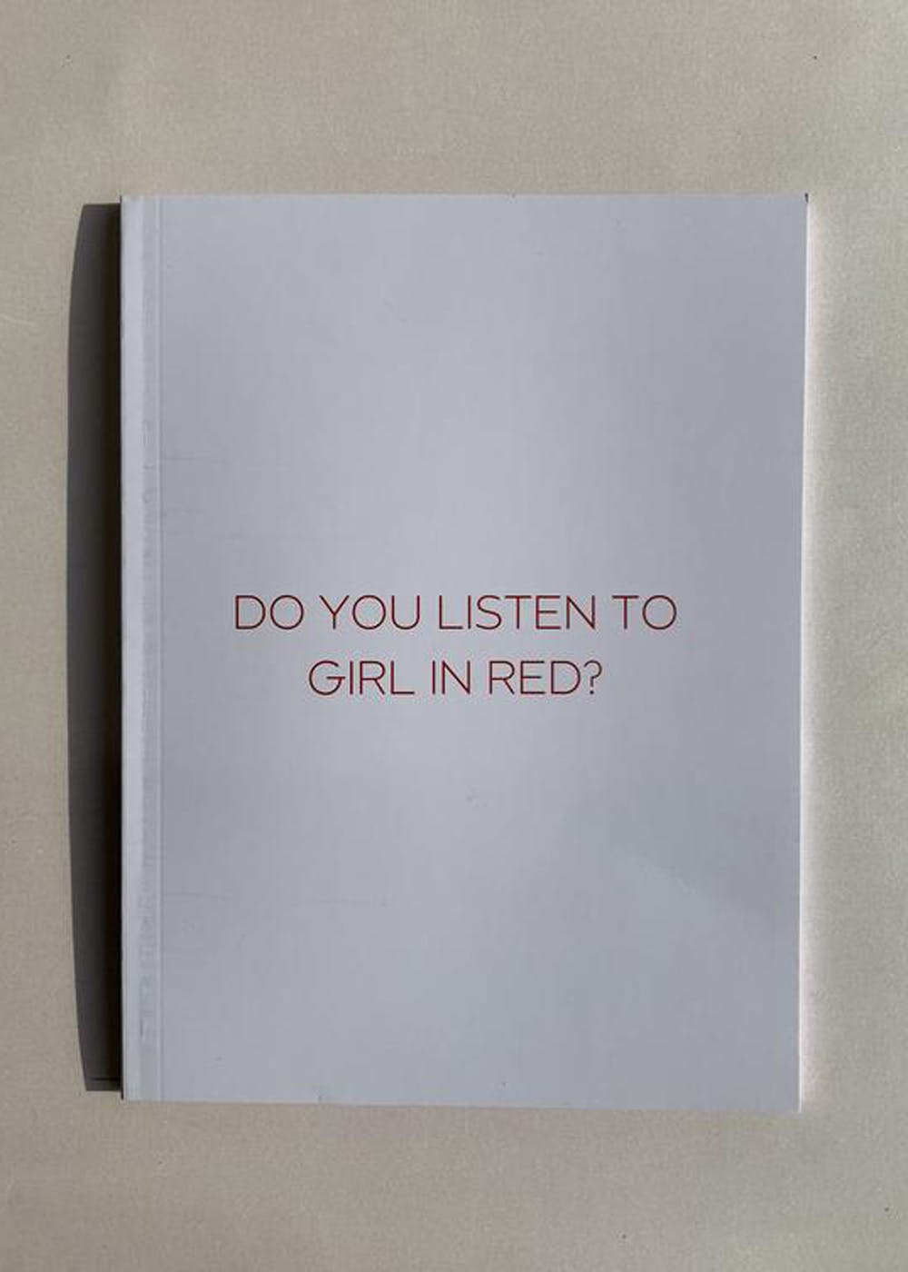 Get Do You Listen to Girl In Red Notebook at ₹ 130 LBB Shop