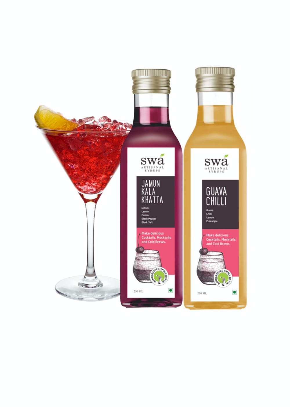 Get Vodka Cocktail Mixer Combo Pack of 2 Syrups (250ml x 2) at ₹ 600