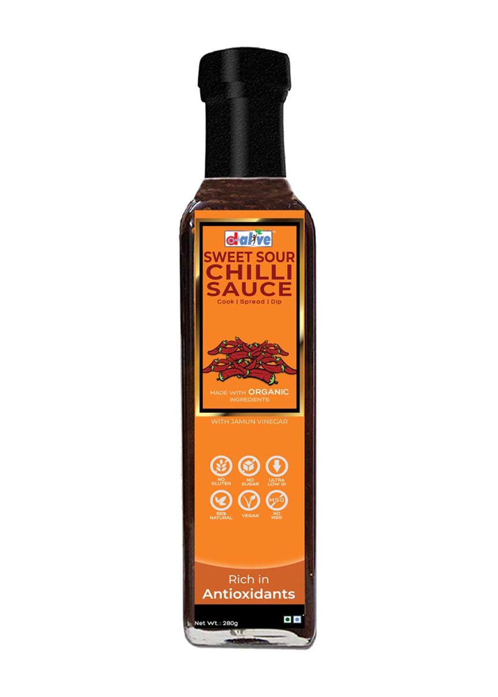 Organic Sweet Sour Chilli Sauce (280gm)