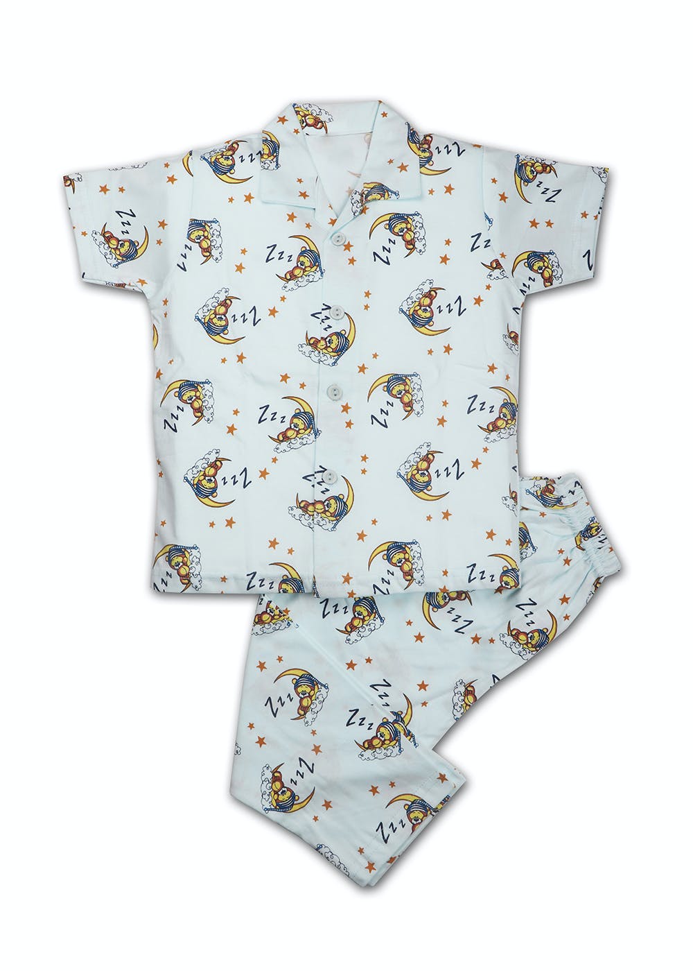 Get Lazy Bear Graphic Nightsuit Set at ₹ 579 | LBB Shop