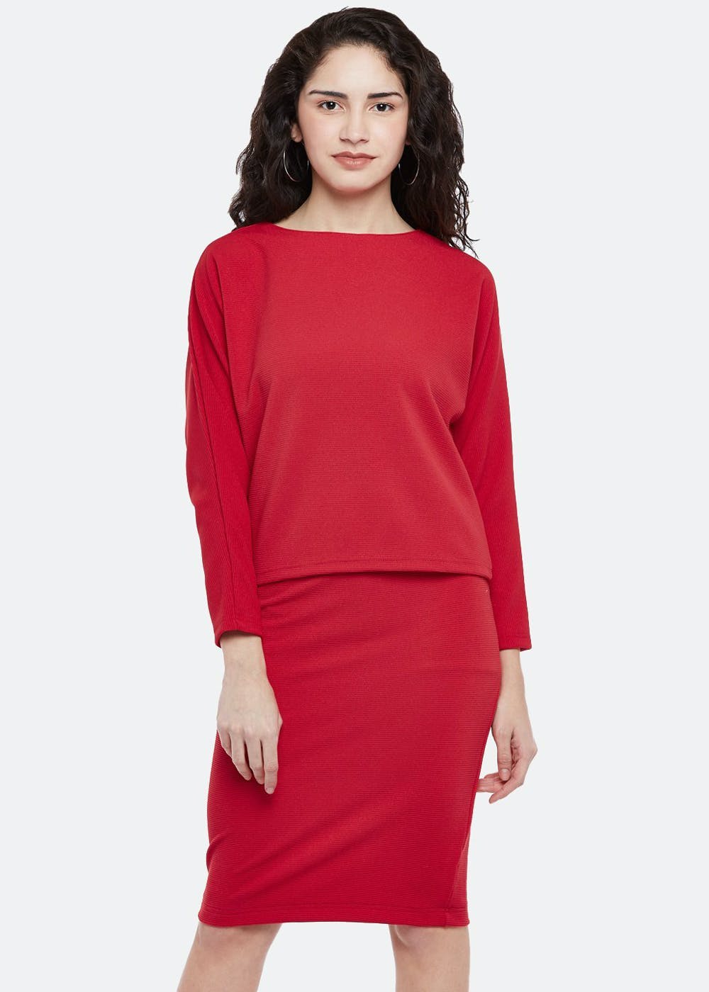 Get Red Boxy Fit Top at ₹ 995 | LBB Shop