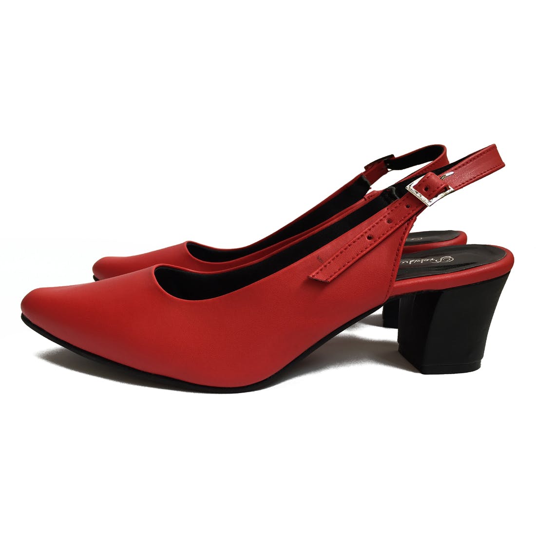 Uterque Mid Block Heel Pumps in Red Patent Leather - Queen Letizia Shoes -  Queen Letizia Style