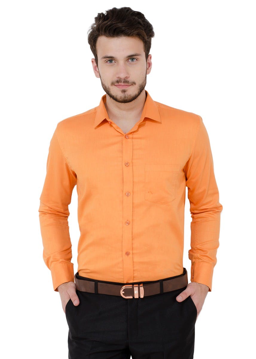 Get Classic Tangerine Shirt at ₹ 799 | LBB Shop