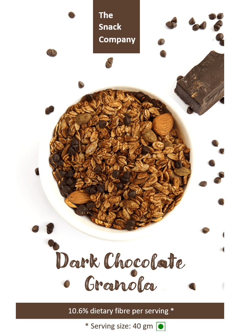 Dark Chocolate Granola 250 grams