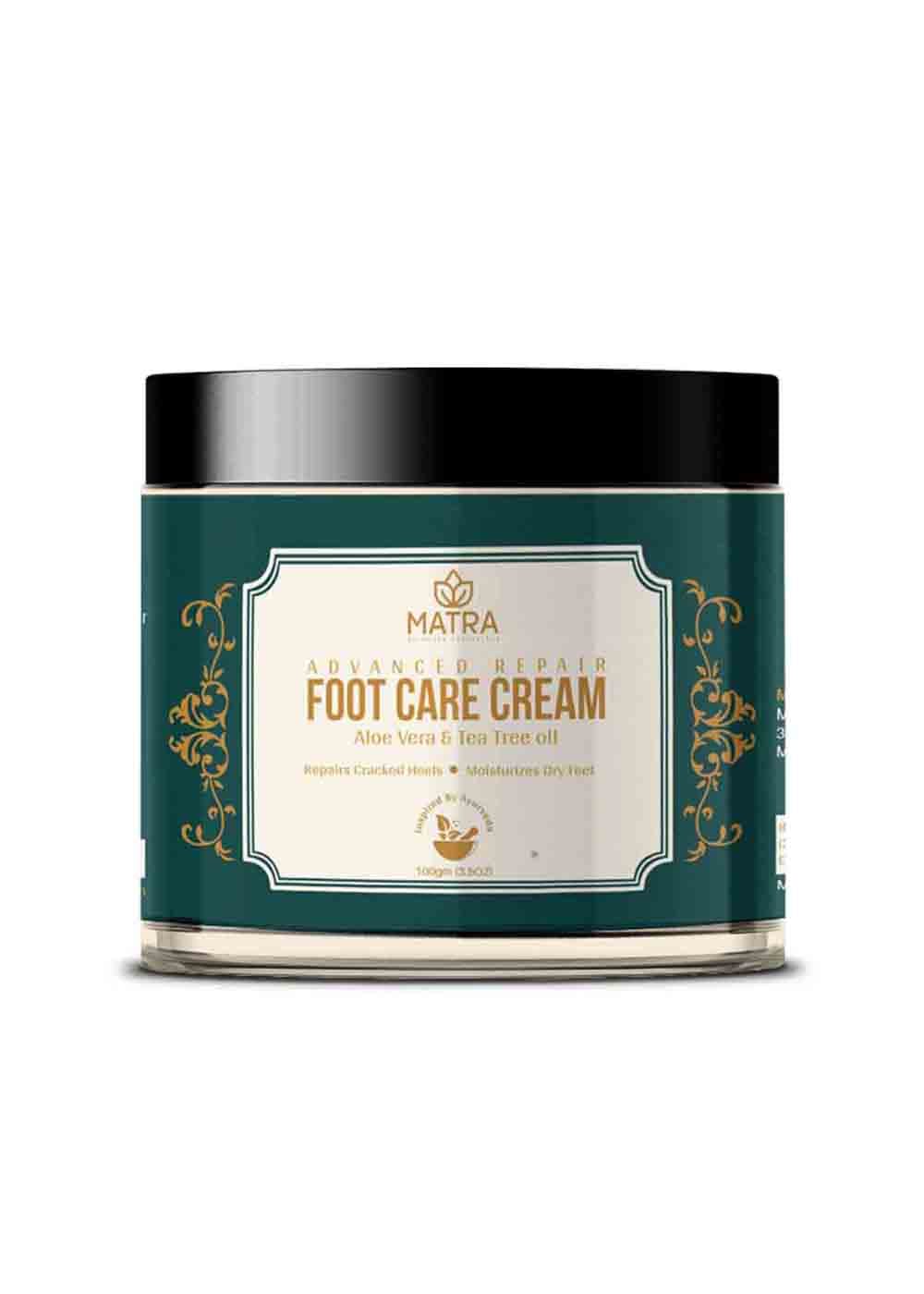 Foot Cream with Aloe Vera & Tea Tree Oil - 100gm 