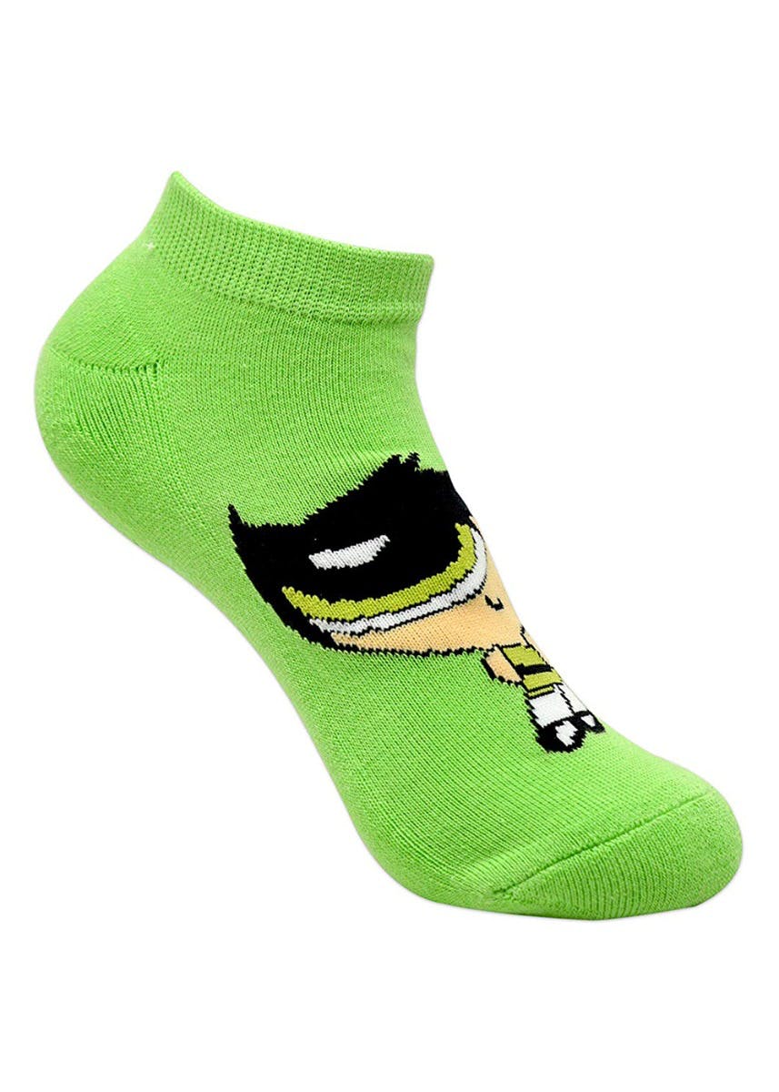 Buttercup Green Ankle Socks