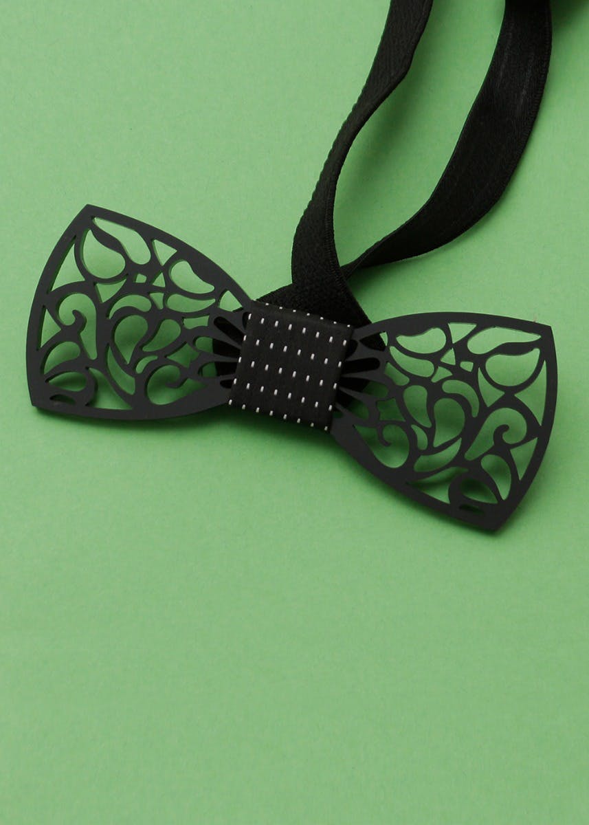 Cut-Out Bow Tie