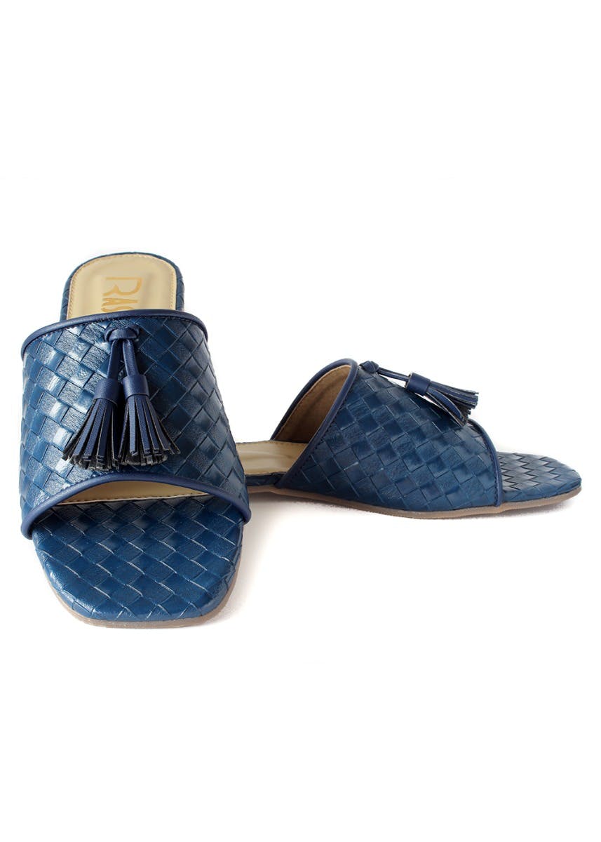 Get Tassel Charm Braided Slides at ₹ 799 LBB Shop