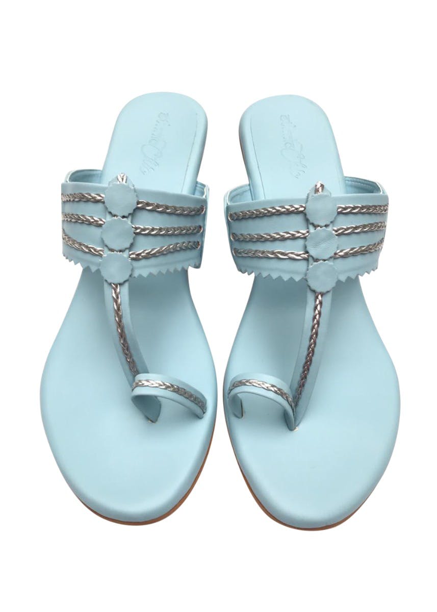 Buy Rocia Gold Women Braided Kolhapuri Block Heels Online at Regal Shoes |  8422887