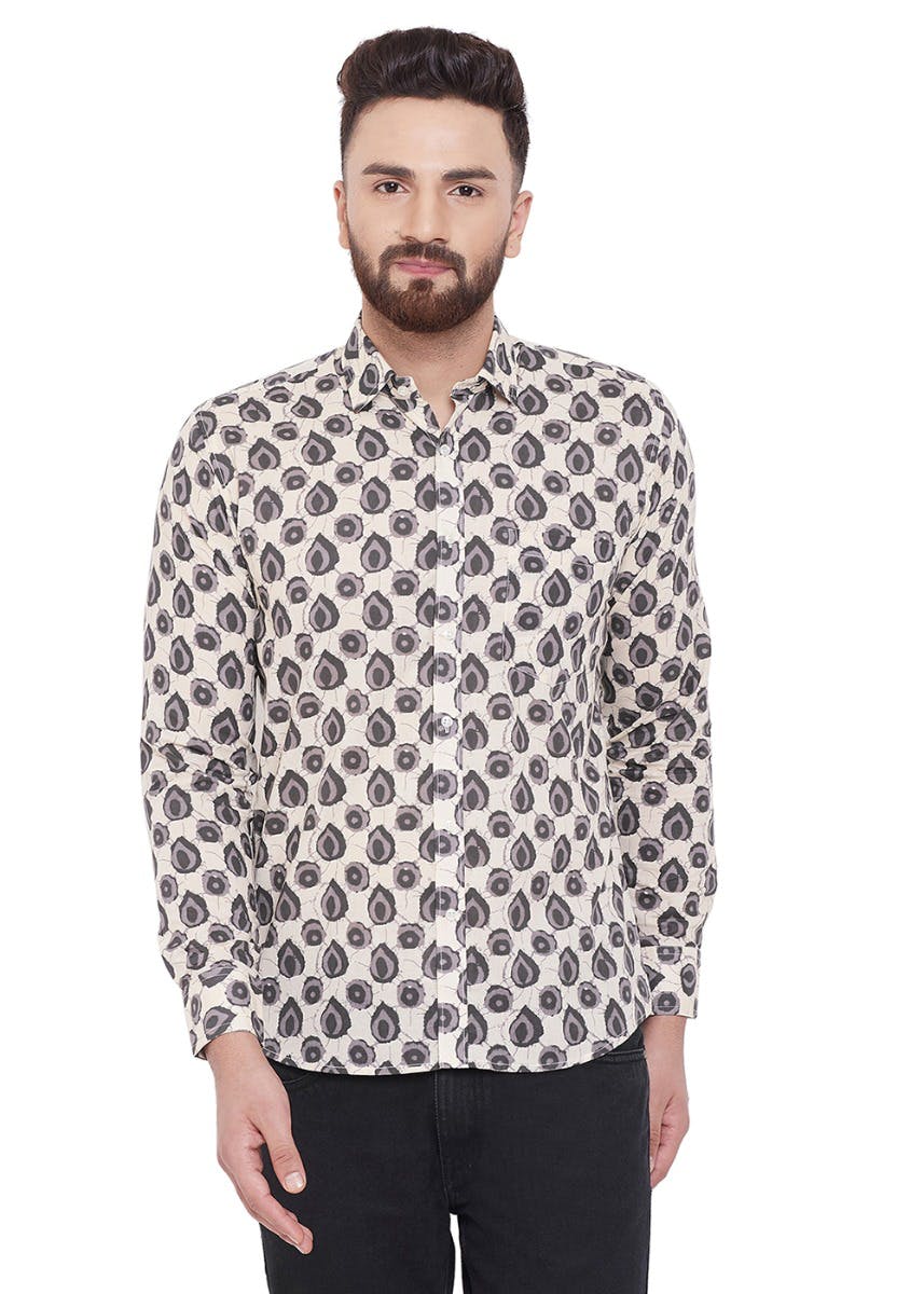 Get Bindi Block Print Full Sleeves Shirt at ₹ 999 | LBB Shop