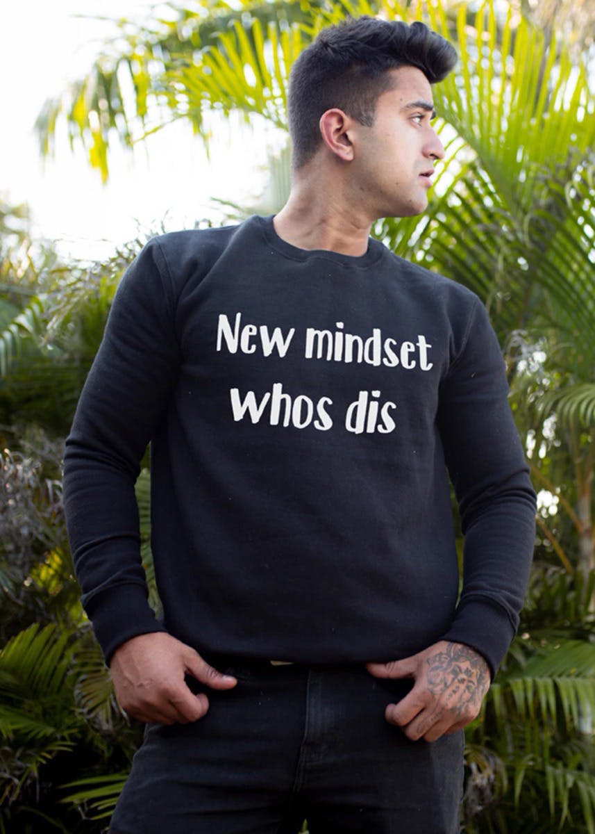Sweat-Shirt MINDSET Limited Edition Black&Bleu main image 1