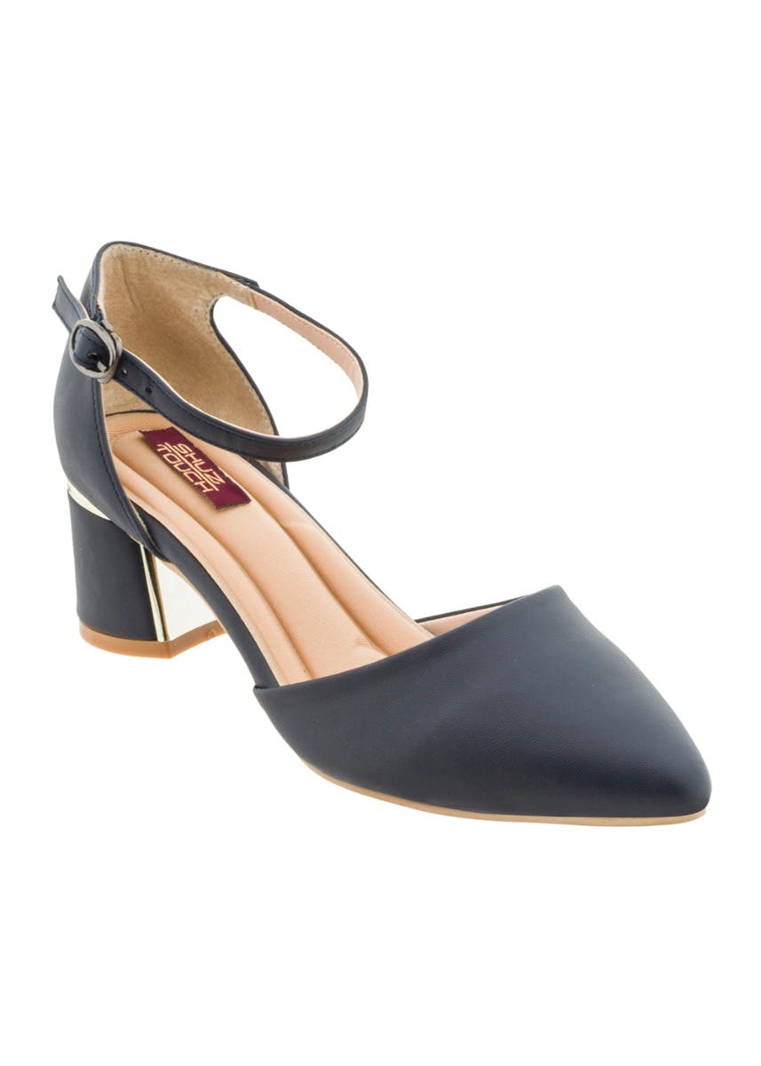 Buy Shuz Touch Black Block Heels for Women Online at Best Prices in India -  JioMart.