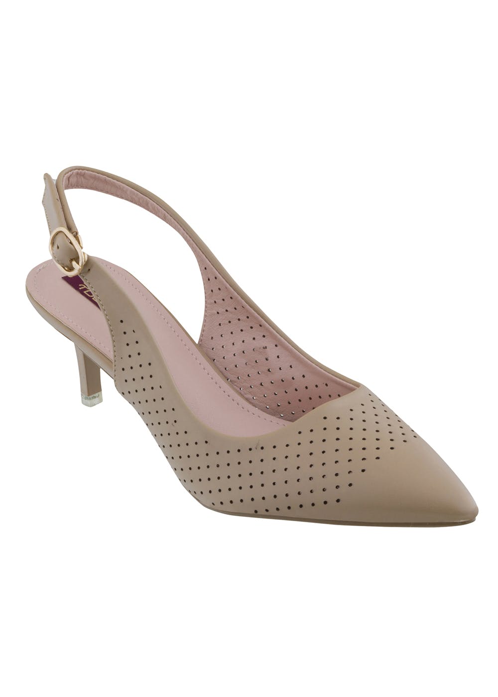 slingback pointed toe heels