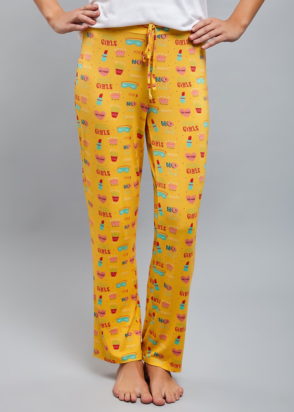 yellow pj pants