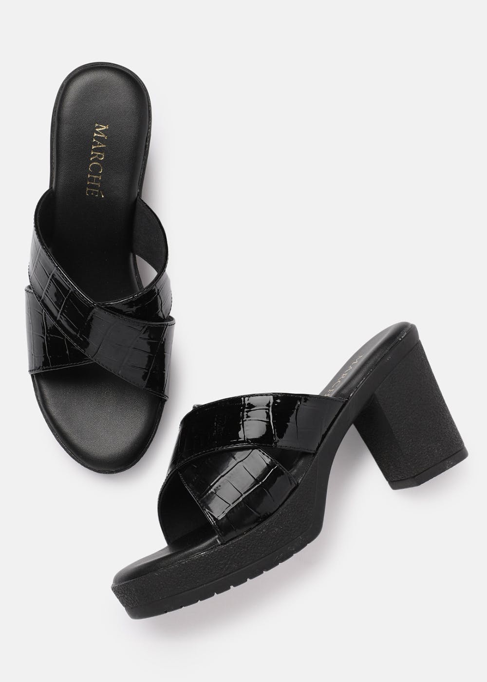kolhapuri block heels