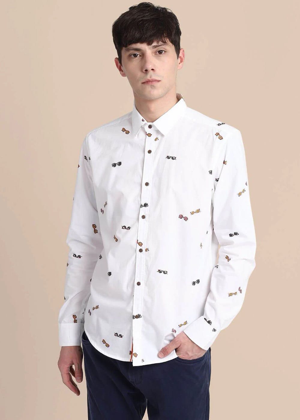 white shirt formal dress