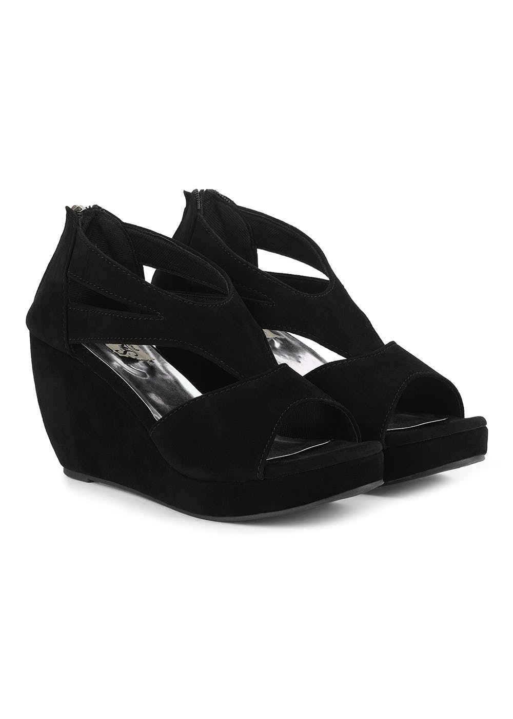 Amora Black Wedges — Shoes by Alexandria Brandao