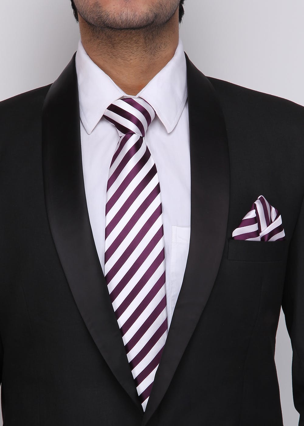 designer tie and pocket square