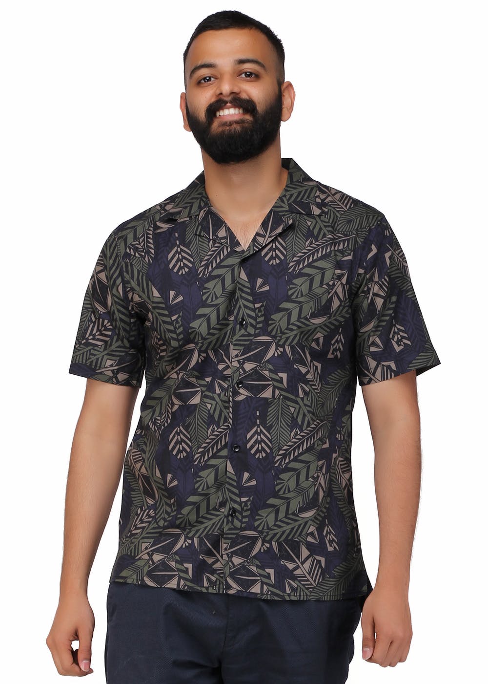 Get Tropical Printed Cuban Collar Shirt at ₹ 999 | LBB Shop