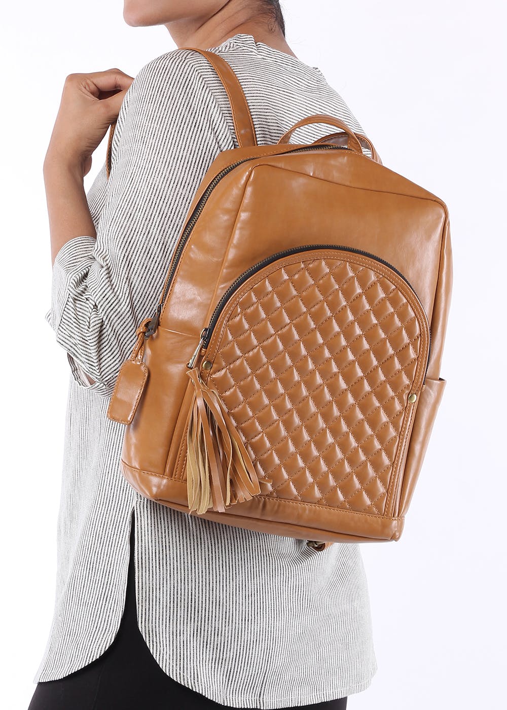 Amazon.com: CHERUTY Women Backpack Purse PU Leather Anti-theft Casual  Shoulder Bag Fashion Ladies Satchel Bags(Tan) : Clothing, Shoes & Jewelry