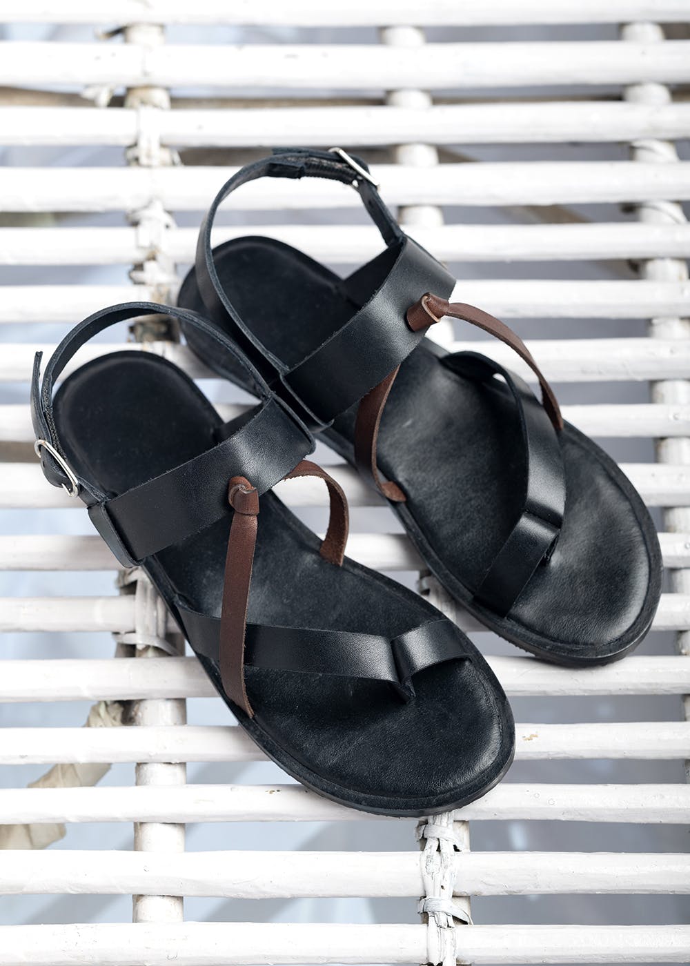 Fru.it Strapped Sandals black casual look Shoes Sandals Strapped Sandals 