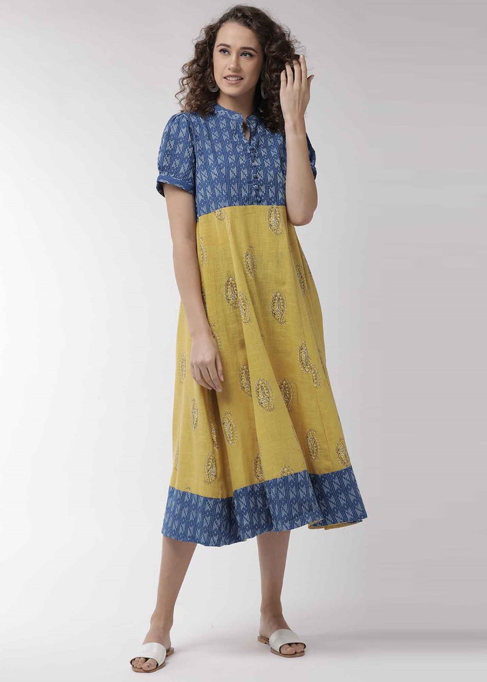 two piece ethnic dress
