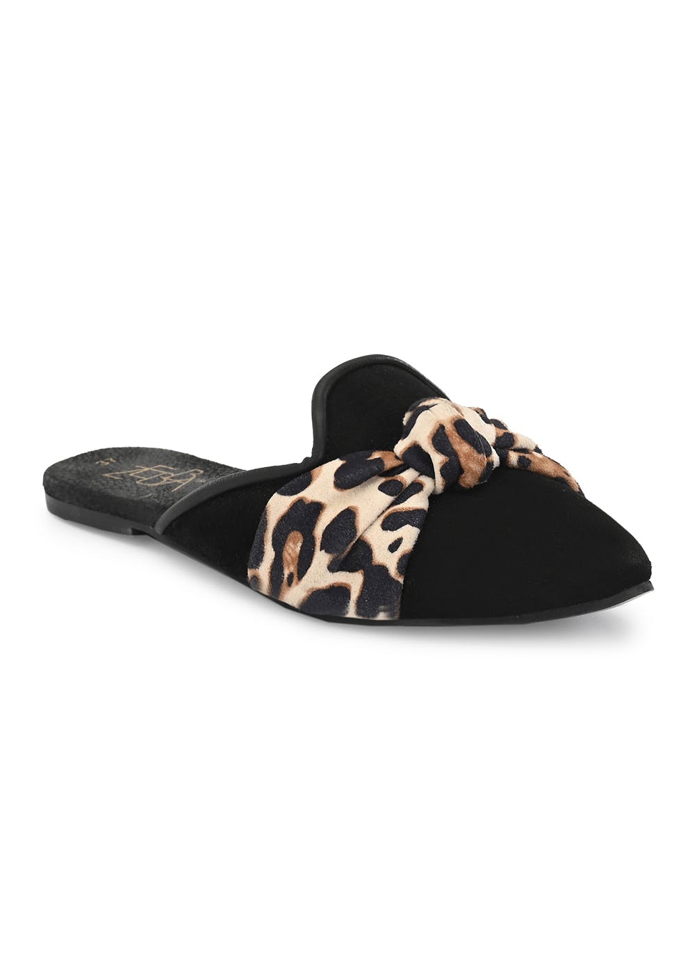 Get Knot Detail Animal Patch Mules at ₹ 850 LBB Shop