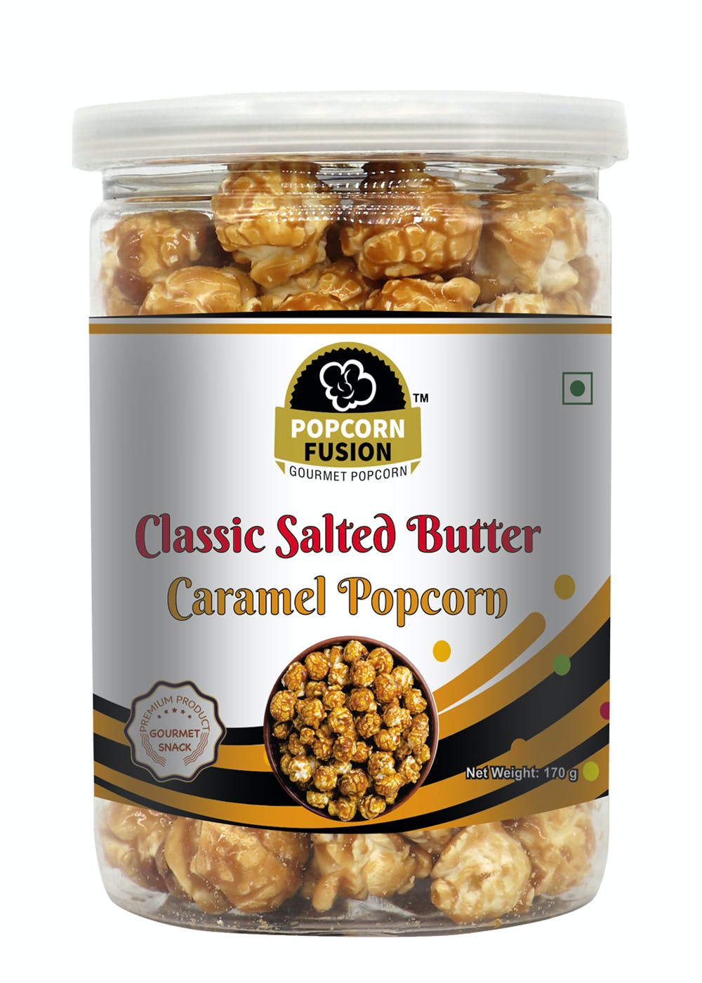 Gourmet Popcorn-Classic Salted Butter Caramel Popcorn-170g