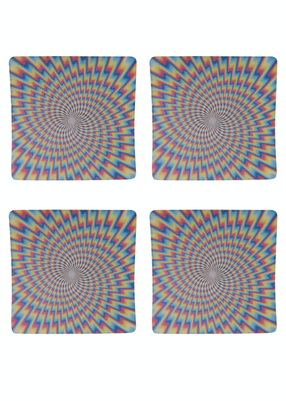 Geometric Pattern Coasters (Set Of 4)