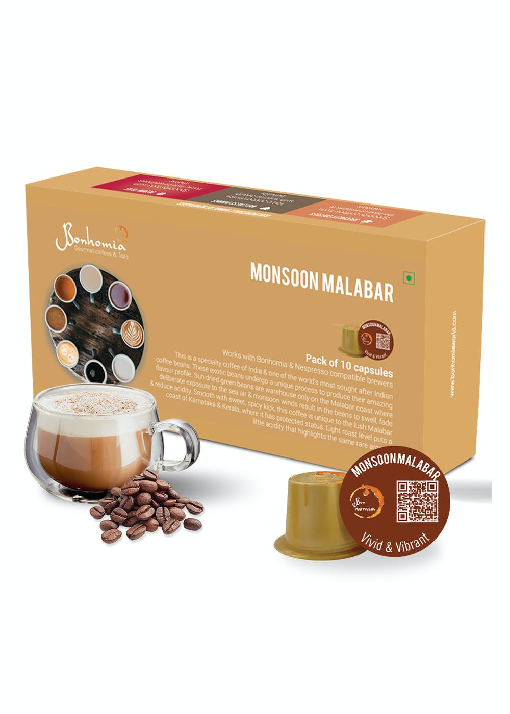 Get Monsoon Malabar Specialty Coffee 30 Capsules at ₹ 1650 LBB Shop
