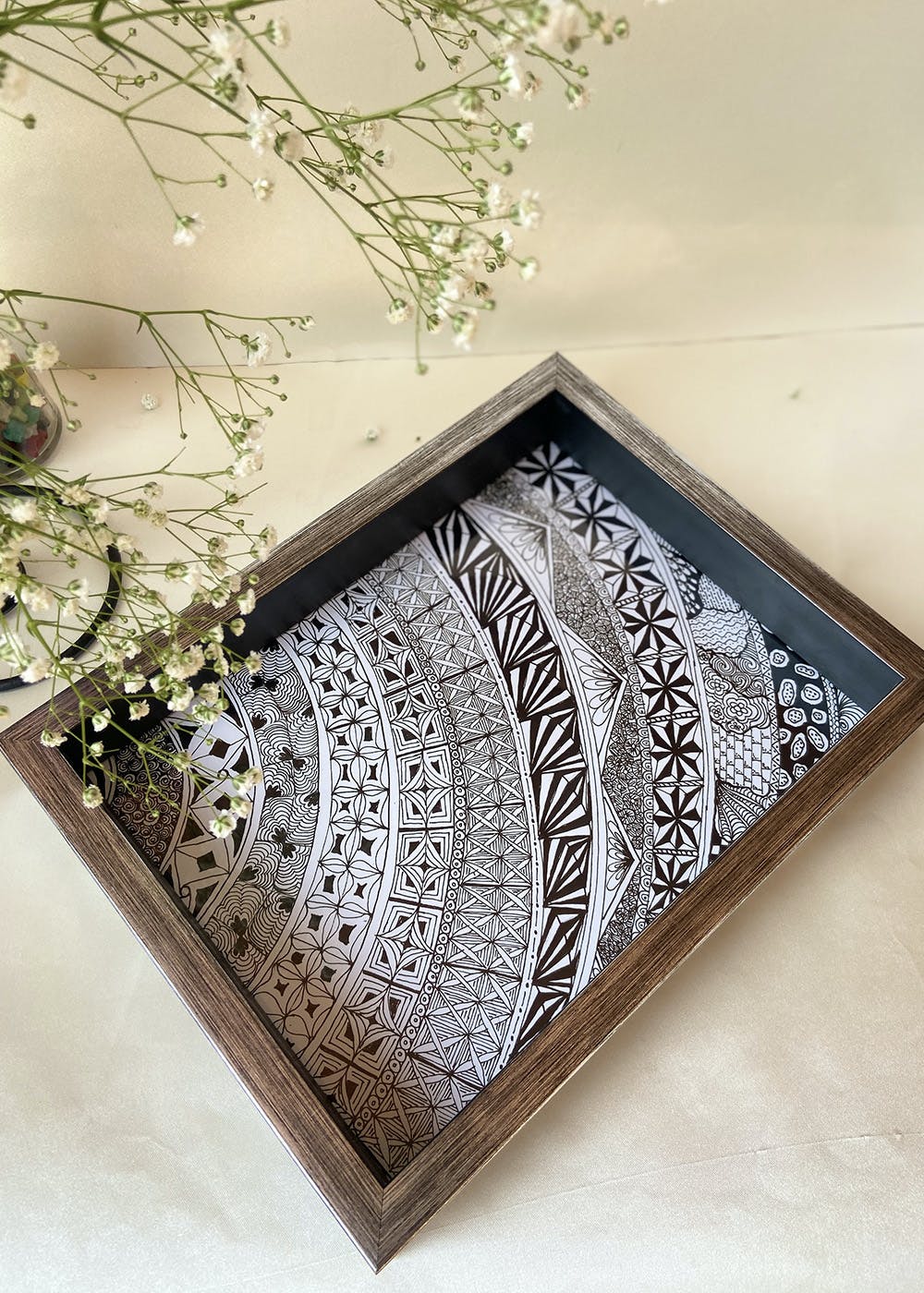 Get Silver Quarter Indesign Tray at ₹ 1499 | LBB Shop