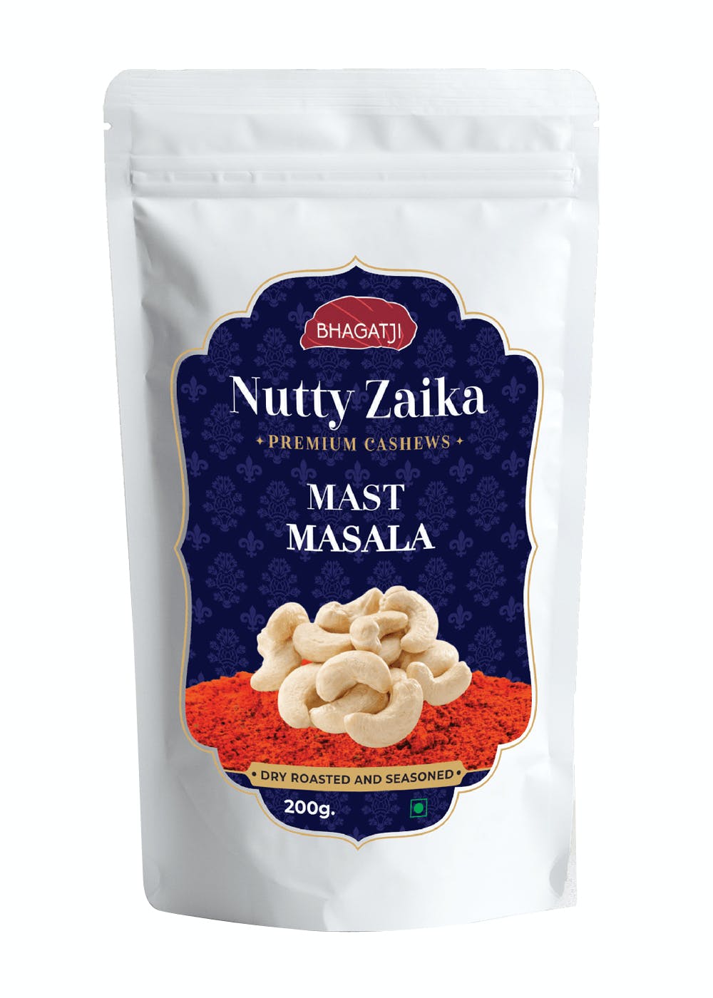 Nutty Zaika Premium Cashews (Mast Masala) - 200g