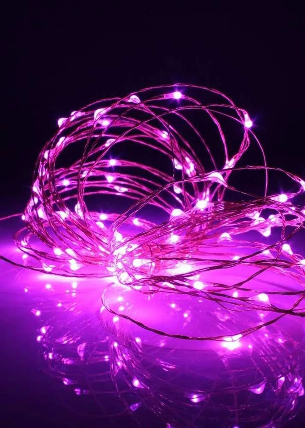 Get Thin String Purple Fairy Lights (10m) at ₹ 549 | LBB Shop