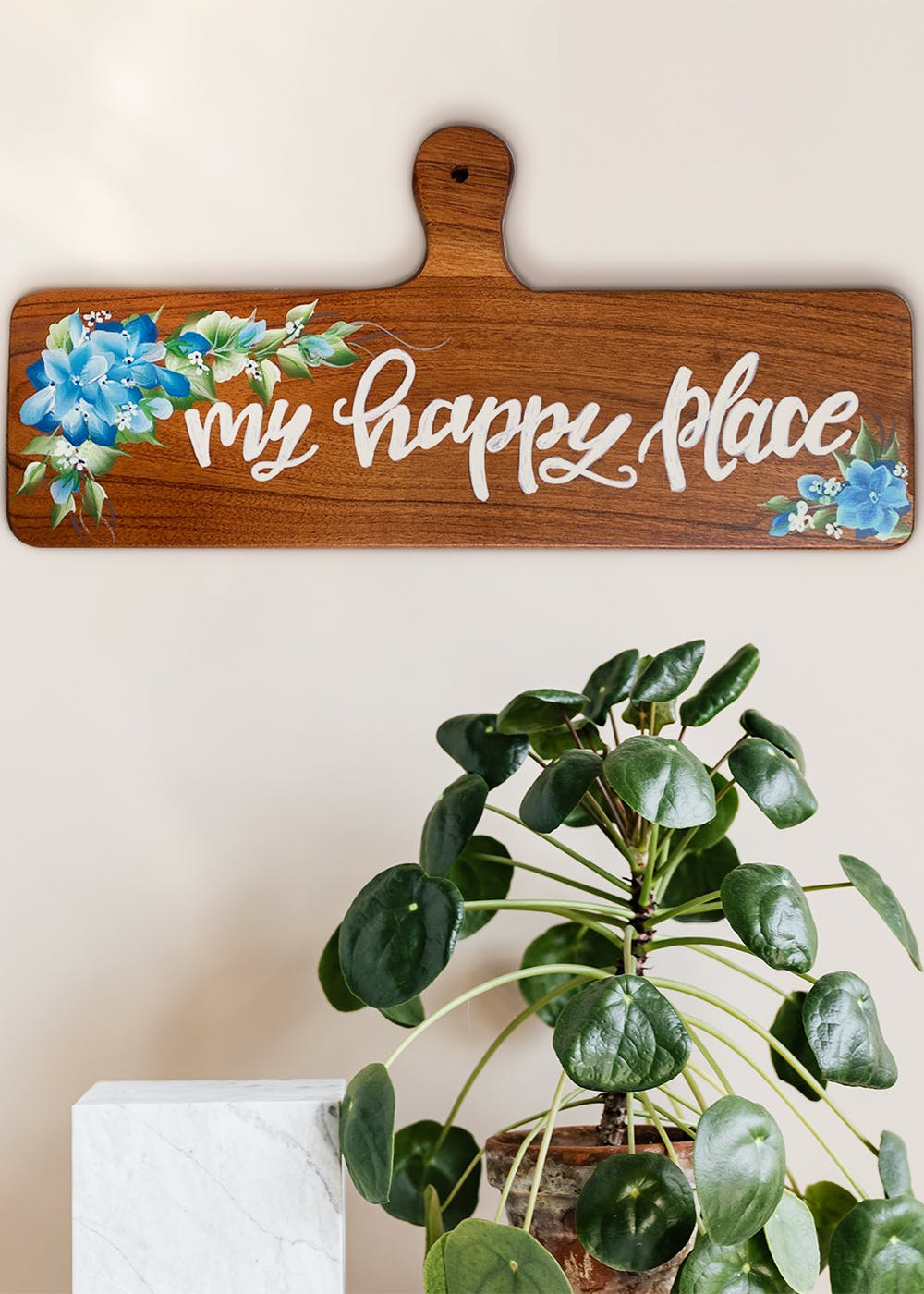 Get My Happy Place Wall Hanging at ₹ 2499 LBB Shop