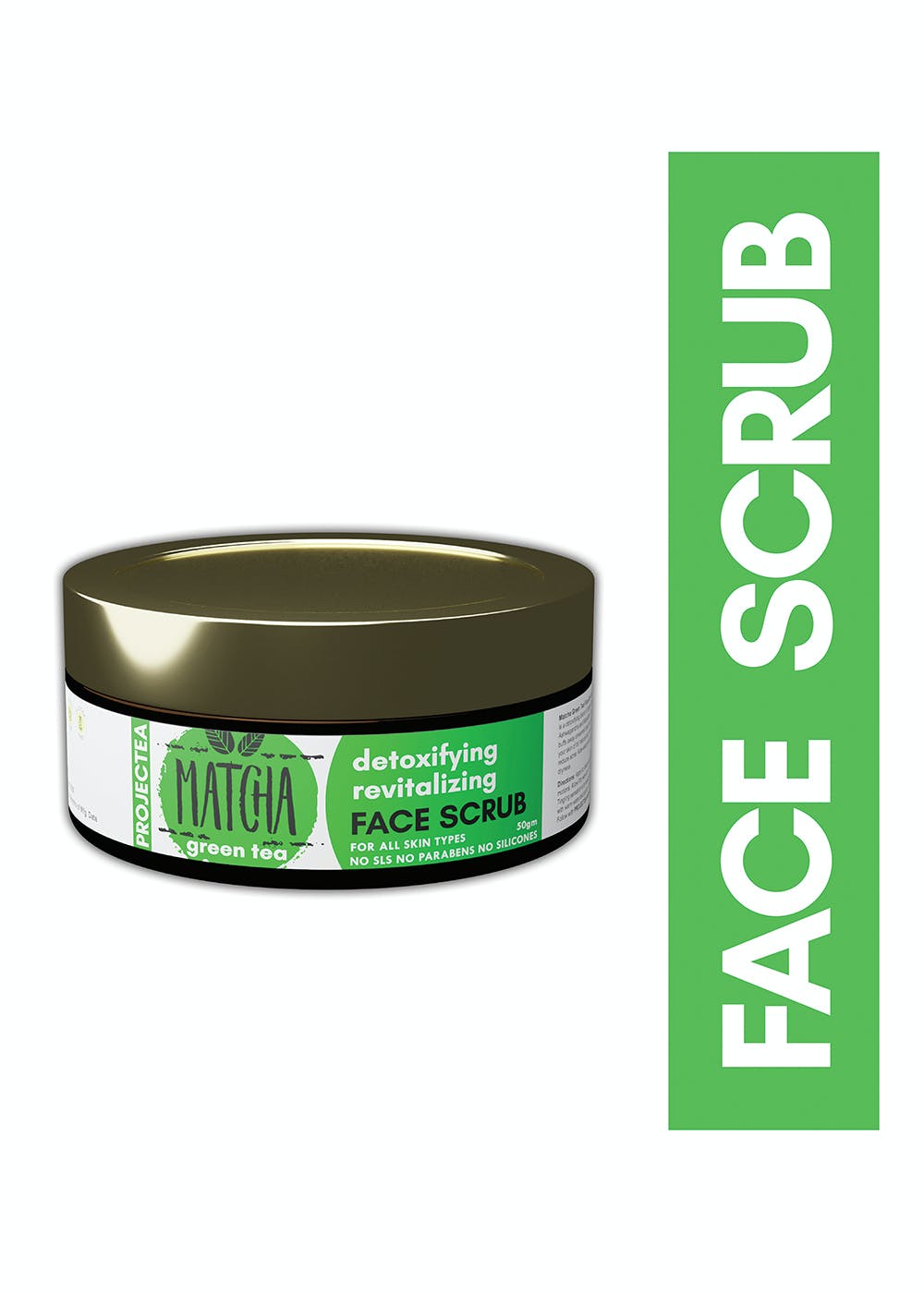 Matcha Green Tea Revitalizing Face Scrub - 50gm