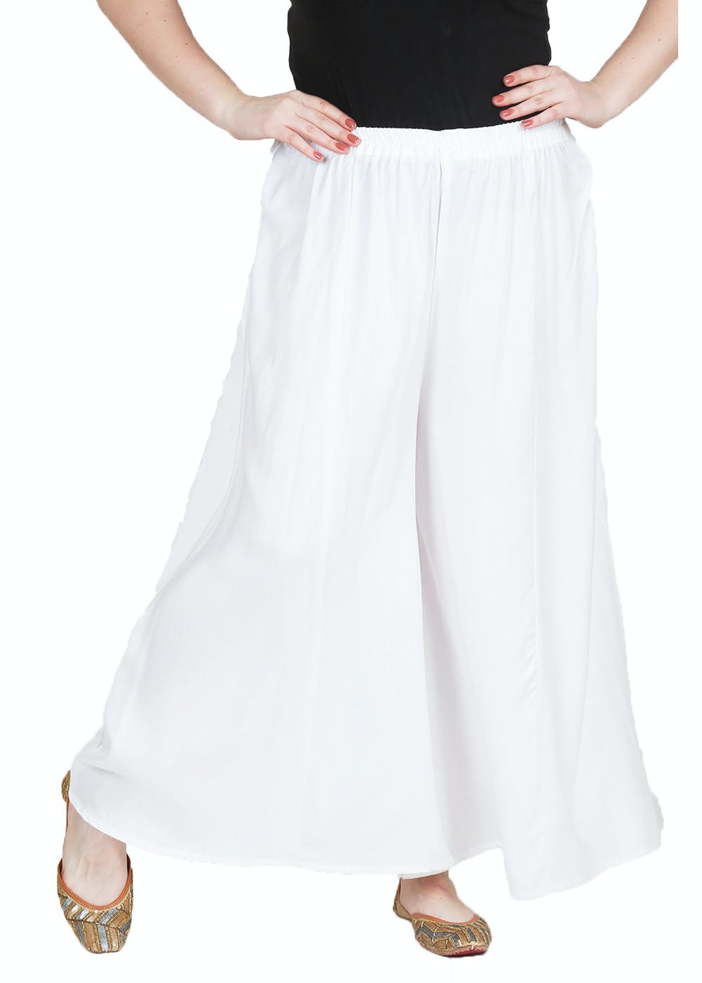 CREW and TAILOR - VOLUTED SKORT | White/grey