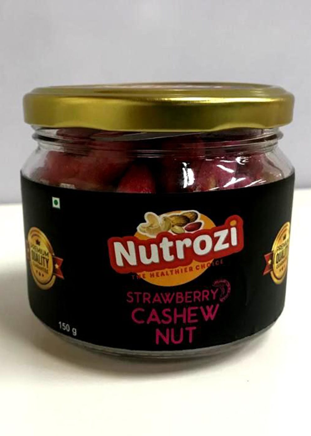 Premium Strawberry flavored Cashew Nut-150gm